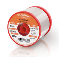 Stannol 60/40 Crystal Solderwire 0.5mm 500gm