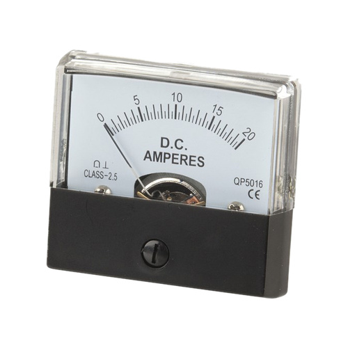 Analogue Ammeter (DC) 0-20 Amps (No Shunt Needed) - Mr Positive NZ