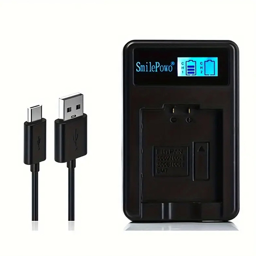USB Powered CGA-S006 LCD Digital Camera Battery Charger
