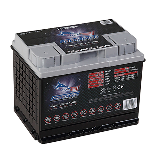 Fullriver HC50 12v 610ccA Cranking AGM Sealed Lead Acid Battery