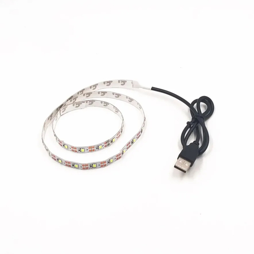 2m Warm White 5v 3528 LED Strip with USB Connector