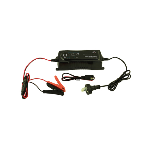 Power Train 6v and 12v 6a Lead Acid and Lithium 7 Stage Battery Charger